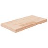 vidaXL kezeletlen t&ouml;m&ouml;r t&ouml;lgyfa polclap 40 x 20 x 2,5 cm