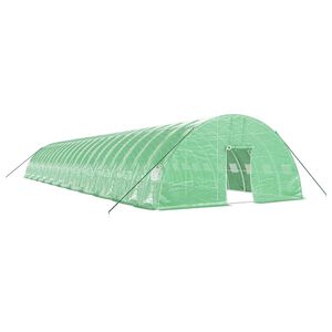 vidaXL z&ouml;ld ac&eacute;lv&aacute;zas melegh&aacute;z 132 m&sup2; 22 x 6 x 2,85 m