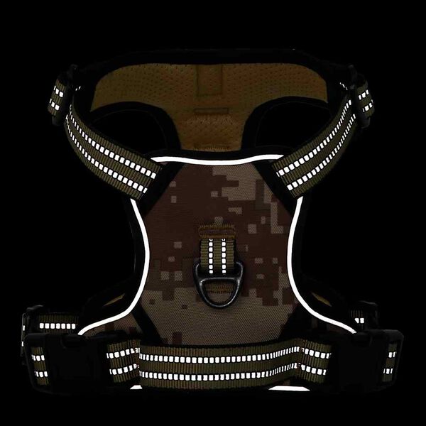 vidaXL &aacute;ll&iacute;that&oacute; terepbarna kutyah&aacute;m f&eacute;nyvisszaverő cs&iacute;kokkal M