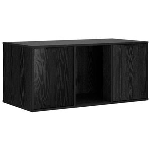 vidaXL Macska ketrec b&uacute;tor Fekete T&ouml;lgy 100 x 49 x 45 cm Szerelt Fa