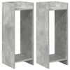vidaXL N&ouml;v&eacute;ny&aacute;llv&aacute;ny 2 pcs Beton Sz&uuml;rke 30 x 30 x 80 cm M&eacute;rn&ouml;ki fa