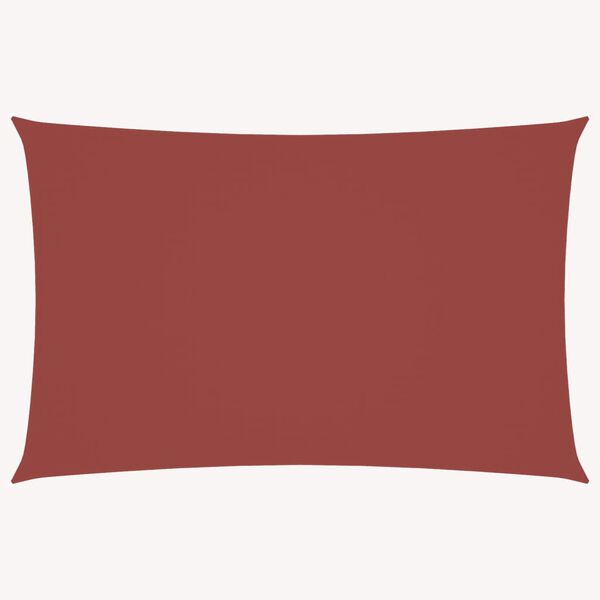 vidaXL terrakotta t&eacute;glalap alak&uacute; oxford-sz&ouml;vet napvitorla 5 x 8 m