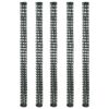 vidaXL 5 db z&ouml;ld HDPE kerti ker&iacute;t&eacute;s h&aacute;l&oacute; 1 x 1,2 m