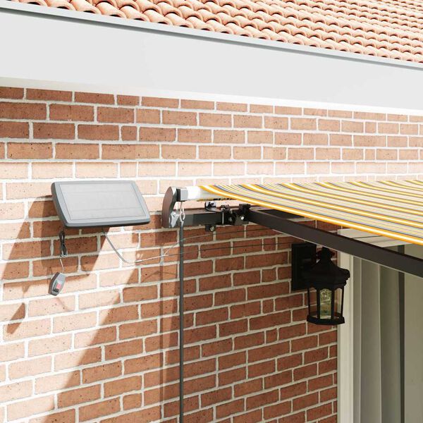 vidaXL Beh&uacute;zhat&oacute; napellenző Soksz&iacute;nű 450 &times;300 cm sz&ouml;vet