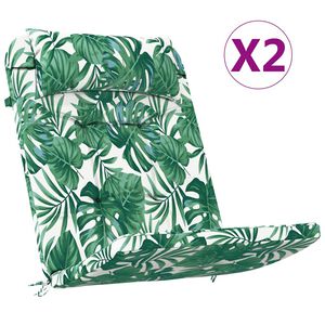 vidaXL Sz&eacute;kp&aacute;rn&aacute;k 2 pcs Lev&eacute;l mint&aacute;zat 58 x 77 x 4,5 cm Oxford Sz&ouml;vet