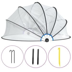 vidaXL medencekupola 500 x 250 cm