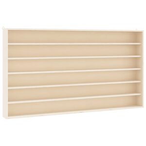 vidaXL fa gyűjtő vitrin 6 polccal 100x8,5x55 cm