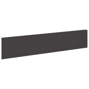 vidaXL Fűszeg&eacute;lyez&eacute;s 10 db 100 x 22 cm Ac&eacute;l Fekete