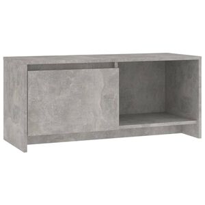 vidaXL betonsz&uuml;rke szerelt fa TV-szekr&eacute;ny 90x35x40 cm