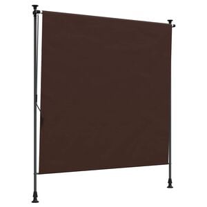 vidaXL K&uuml;lt&eacute;ri Rol&oacute;s &Aacute;rny&eacute;k Barna 100 x 270 cm