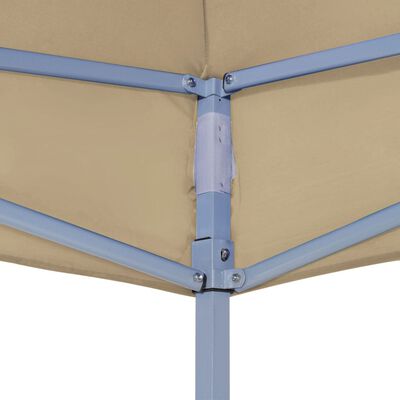 vidaXL bézs tető partisátorhoz 4,5 x 3 m 270 g/m²