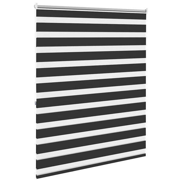 vidaXL fekete zebra rol&oacute; 120,9 x 175 cm sz&ouml;vetsz&eacute;less&eacute;g 116,7 cm