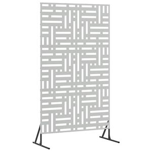 vidaXL Mag&aacute;nszf&eacute;ra K&eacute;pernyő 100 x 50 x 180 cm Horganyzott Ac&eacute;l Ez&uuml;st