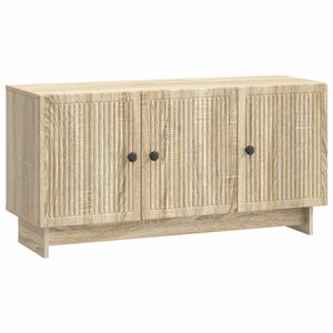 vidaXL TV szekr&eacute;ny 99 x 34,5 x 50 cm Sonoma T&ouml;lgy Szerelt Fa