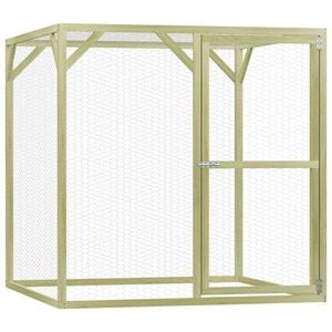 vidaXL impregn&aacute;lt fenyőfa ty&uacute;k&oacute;l 1,5 x 1,5 x 1,5 m