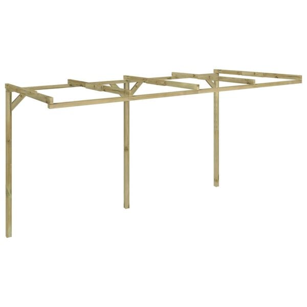 vidaXL fa fali pergola 2 x 4 x 2,2 m