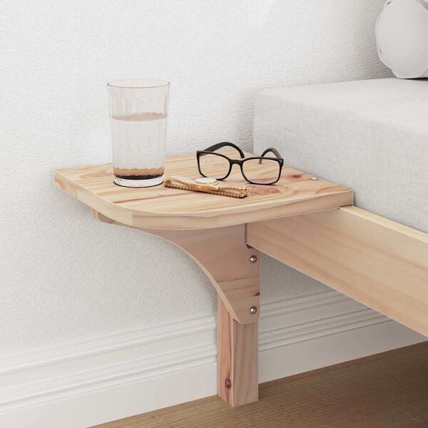 vidaXL &Aacute;gykeret Term&eacute;szetes 100 x 200 cm T&ouml;m&ouml;r fenyőfa