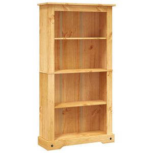 vidaXL 4 szintes Corona-st&iacute;lus&uacute; mexik&oacute;i fenyő k&ouml;nyvespolc 80x29x150 cm