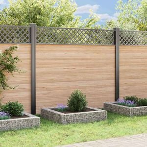 vidaXL horganyzott ac&eacute;l gabion magas&aacute;gy&aacute;s 100 x 100 x 20 cm