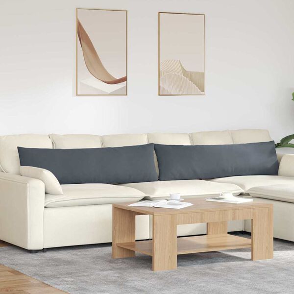 vidaXL Kanap&eacute; p&aacute;rn&aacute;k 2 pcs S&ouml;t&eacute;tsz&uuml;rke 145 x 40 cm B&aacute;rsonyos sz&ouml;vet