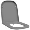 vidaXL WC &uuml;lőke Sz&uuml;rke 47,5 x 35 x 3,6 cm Duroplast