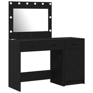 vidaXL &Ouml;lt&ouml;zk&ouml;dőasztal 2 db Fekete 40 x 41 x 75 cm Szerelt Fa