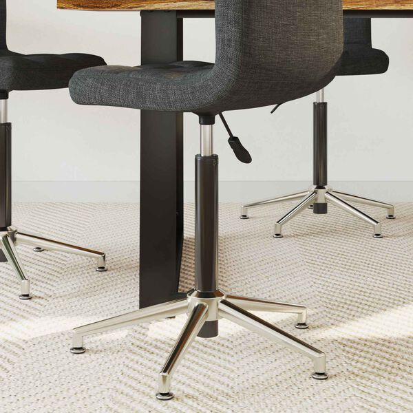 vidaXL Irodai Szék Gázláb Fekete 21,5 cm Vas