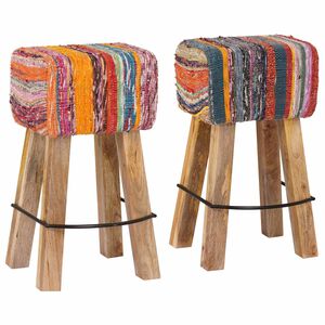vidaXL B&aacute;rsz&eacute;k 2 db Soksz&iacute;nű 44 x 33 x 74 cm Val&oacute;di Bőr