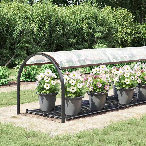 vidaXL &aacute;tl&aacute;tsz&oacute; ponyva lyukaszt&oacute;val 1x5 m polietil&eacute;n