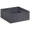 vidaXL Kerti cser&eacute;p Antracitsz&uuml;rke 100 x 100 x 20 cm