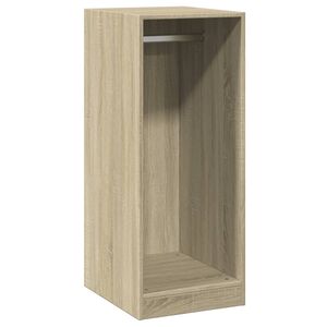 vidaXL sonoma t&ouml;lgy sz&iacute;nű szerelt fa ruh&aacute;sszekr&eacute;ny 48 x 41 x 102 cm