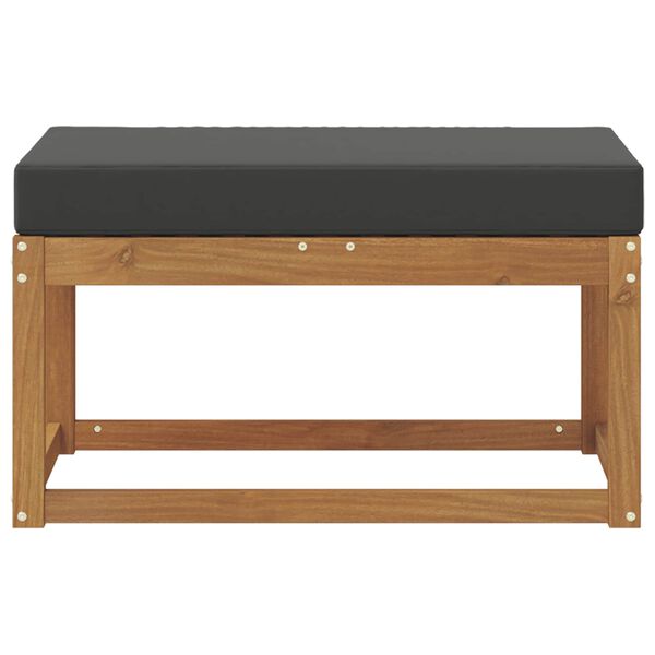 vidaXL K&uuml;lt&eacute;ri Sz&eacute;k Pad T&ouml;m&ouml;r Ak&aacute;cfa Term&eacute;szetes