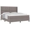 vidaXL Boxrug&oacute;s &aacute;gy p&aacute;rn&aacute;val fejt&aacute;ml&aacute;val T&oacute;psz&iacute;nű 200 x 180 cm sz&ouml;vet