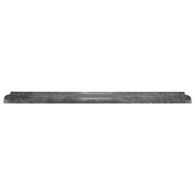 vidaXL fekete márvány asztallap Ø40 x 2,5 cm