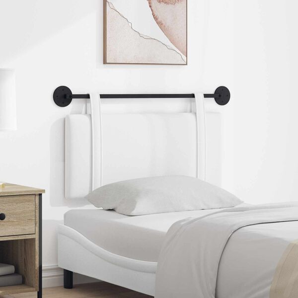 vidaXL Fali Fejt&aacute;mla Falra szerelhető Feh&eacute;r 100 x 55 x 5 cm sz&ouml;vet