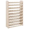 vidaXL t&ouml;m&ouml;r fenyőfa bortart&oacute; &aacute;llv&aacute;ny 72,5 x 25 x 111,5 cm
