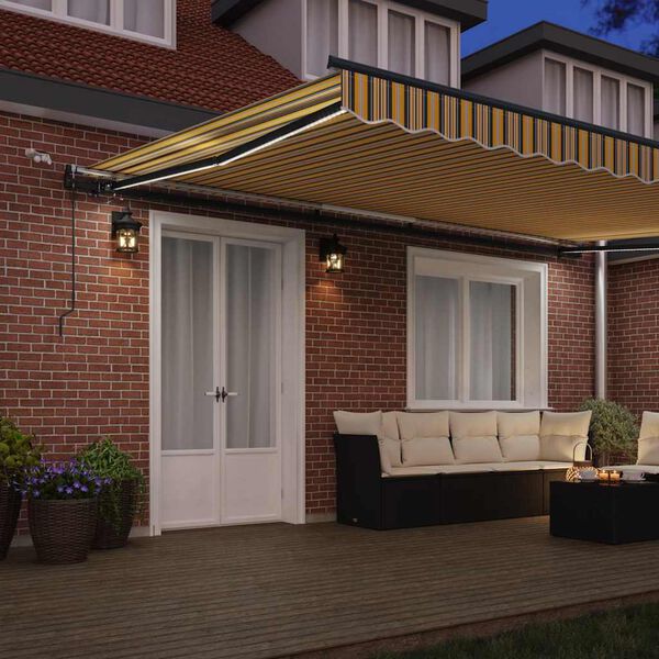 vidaXL Napernyő Anyag tartalmaz Soksz&iacute;nű 500 &times; 300 cm Poli&eacute;szter