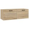 vidaXL sonoma t&ouml;lgy sz&iacute;nű szerelt fa faliszekr&eacute;ny 100 x 36,5 x 35 cm