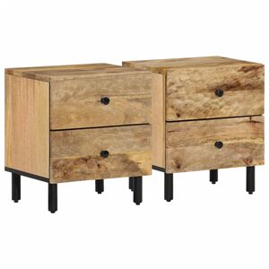 vidaXL 2 db t&ouml;m&ouml;r mang&oacute;fa &eacute;jjeliszekr&eacute;ny 40 x 33 x 46 cm