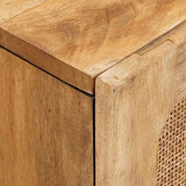 vidaXL F&uuml;rdőszobai mosd&oacute;szekr&eacute;ny Barna 62 x 33 x 58 cm T&ouml;m&ouml;r Mang&oacute;f&aacute;t