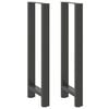 vidaXL 2 db antracitsz&uuml;rke ac&eacute;l b&aacute;rasztall&aacute;b 40x(110-111) cm