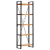 vidaXL 5 szintes t&ouml;m&ouml;r ak&aacute;cfa k&ouml;nyvespolc 60 x 30 x 180 cm
