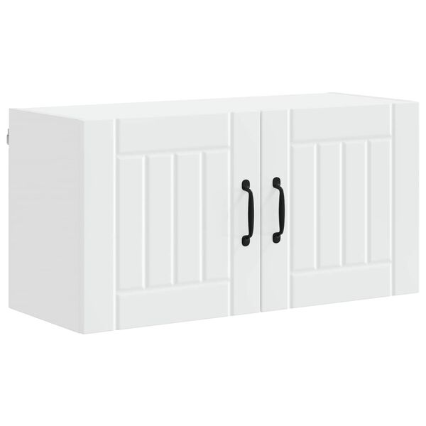 vidaXL Konyhaszekr&eacute;ny Lucca Feh&eacute;r 80 x 31 x 40 cm Szerelt Fa