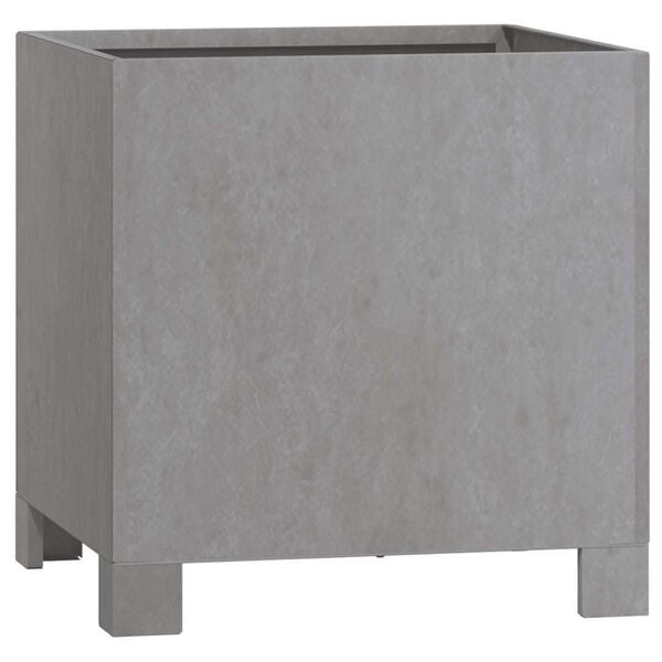 vidaXL 2 db rozsda sz&iacute;nű corten ac&eacute;l n&ouml;v&eacute;nytart&oacute; l&aacute;bbal 30x30x30 cm