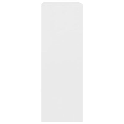 vidaXL 6-fiókos fehér forgácslap tálalószekrény 50 x 34 x 96 cm