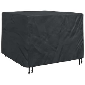 vidaXL B&uacute;tor takar&oacute; Fekete 125 x 125 x 74 cm 210D Oxford Sz&ouml;vet