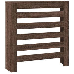 vidaXL barna t&ouml;lgysz&iacute;nű szerelt fa radi&aacute;torburkolat 78 x 20 x 82 cm