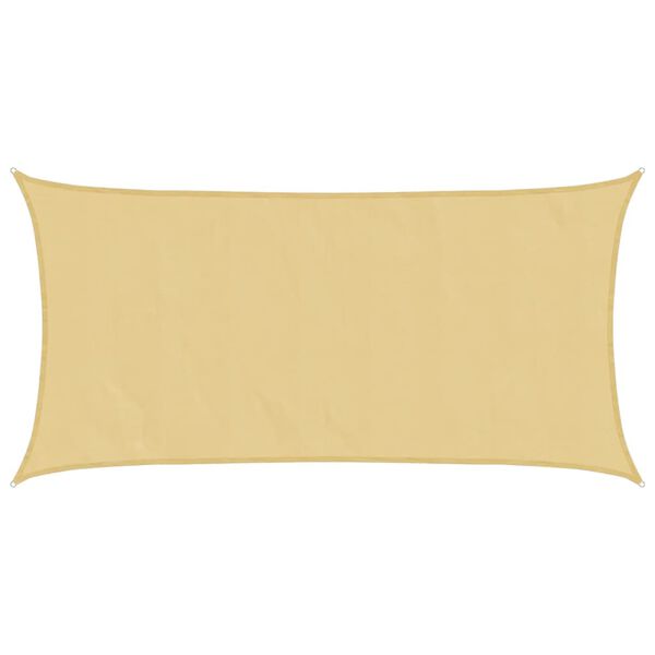 vidaXL homoksz&iacute;nű 100% poli&eacute;szter oxford sz&ouml;vet napvitorla 5x2,5 m