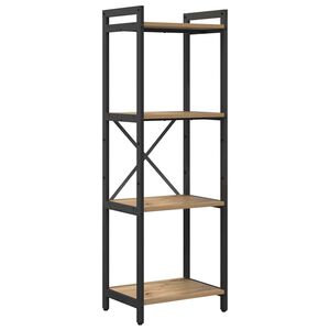 vidaXL K&ouml;nyvespolc 40 x 30 x 119 cm Szerelt Fa Artisan t&ouml;lgy