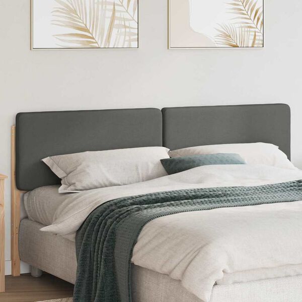 vidaXL K&aacute;rpitozott fejt&aacute;mla fejt&aacute;ml&aacute;val Barna &eacute;s Vil&aacute;gossz&uuml;rke 200 cm